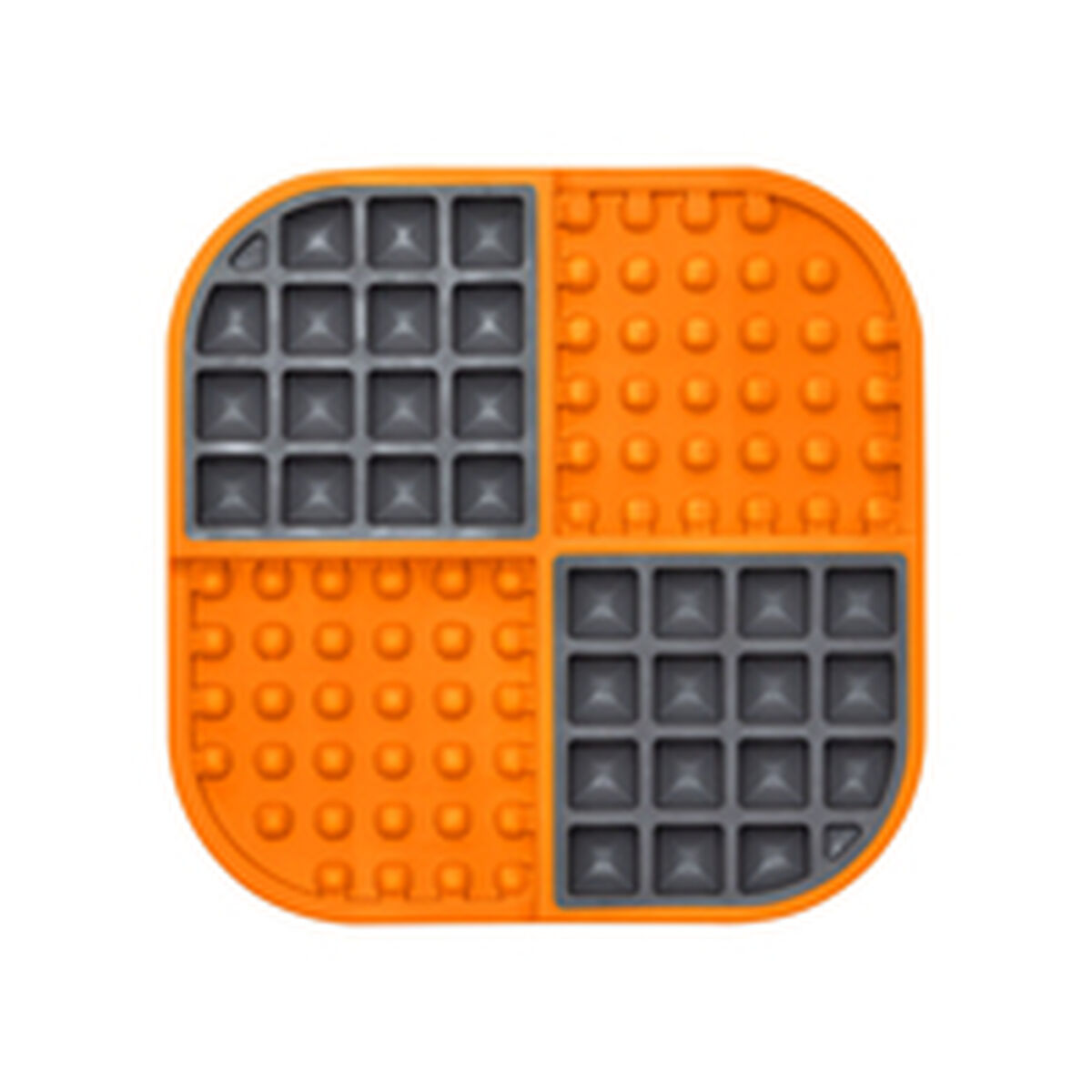 Dog Feeder Lickimat Dog Slomo Orange polypropylene TPR